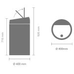 פח טאץ 60 ליטר מט Brabantia FPP + משלוח חינם + הנחה 10% לנרשמים לניוזלטר - Image 11