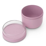 קערה לארוחת בוקר 0.5 ליטר Make & Take פלסטיק ללא BPA ורוד לילך Brabantia עם מכסה שקוף לתוספות + הנחה 10% לנרשמים לניוזלטר - Image 2